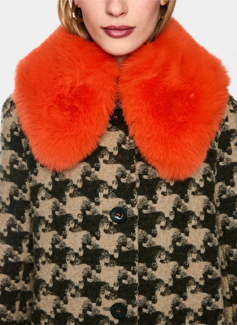 Палто с вълна 'Houndstooth' Marc Cain Collections — снимка 5