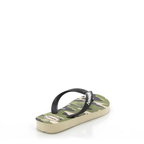 Детски чехли момче HAVAIANAS – 4141398-bege/preto201 — снимка 2