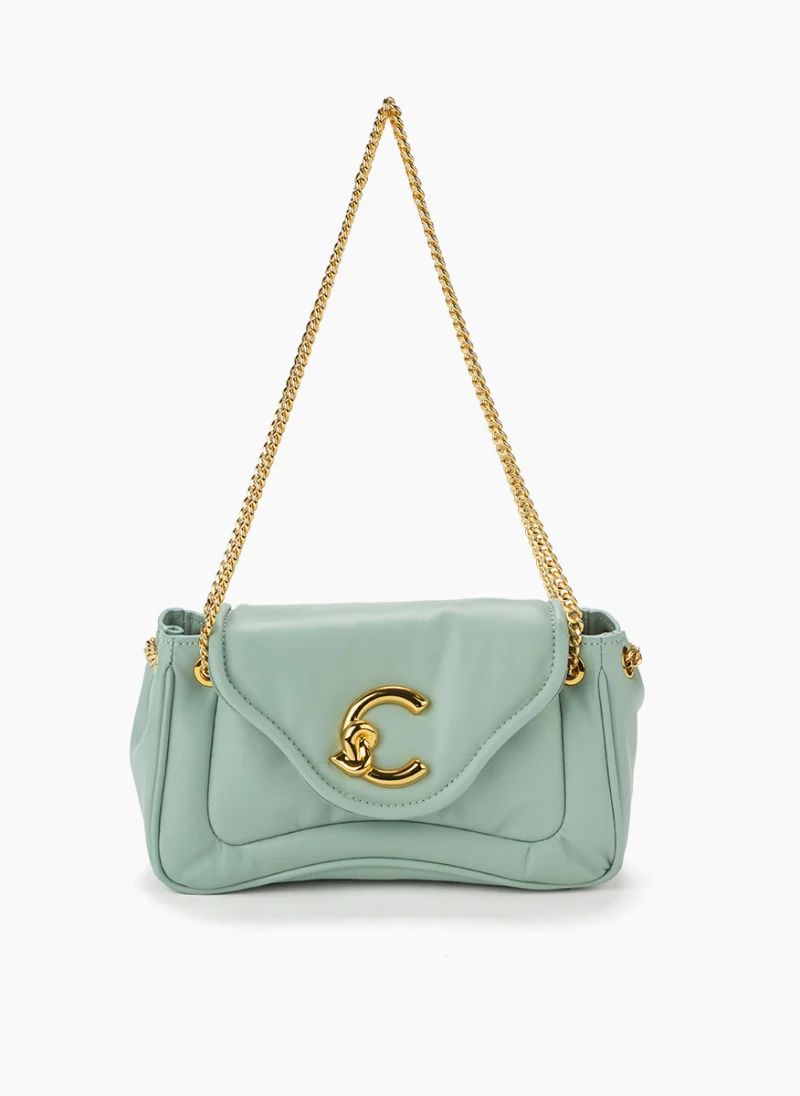 Чанта Coccinelle C-Me Fluffy Aquamar