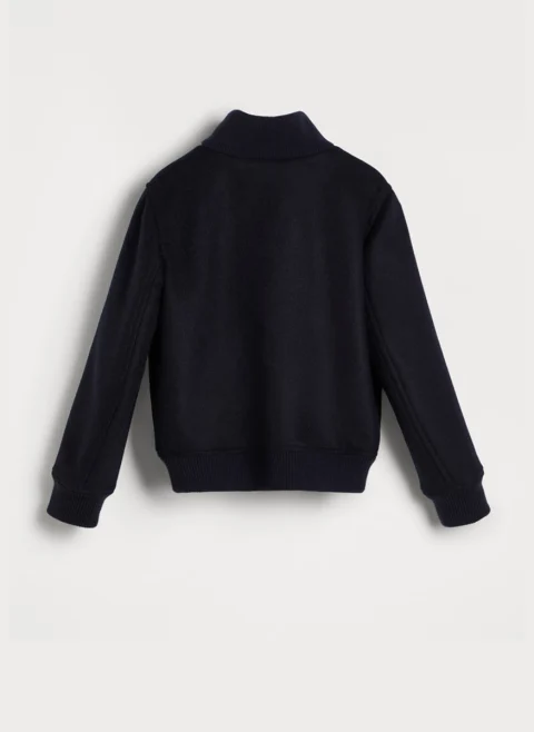 Бомбър яке от вълна Brunello Cucinelli Kids 8-10 — снимка 2