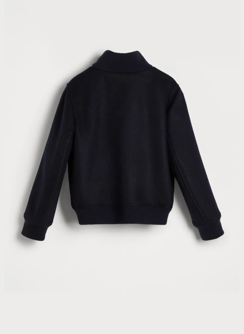 Бомбър яке от вълна Brunello Cucinelli Kids 8-10 — снимка 2