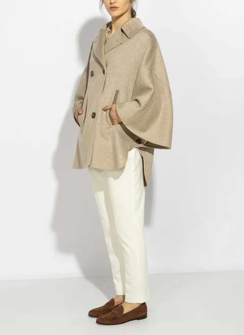 Пелерина от кашмир Max Mara Mxaospite — снимка 4