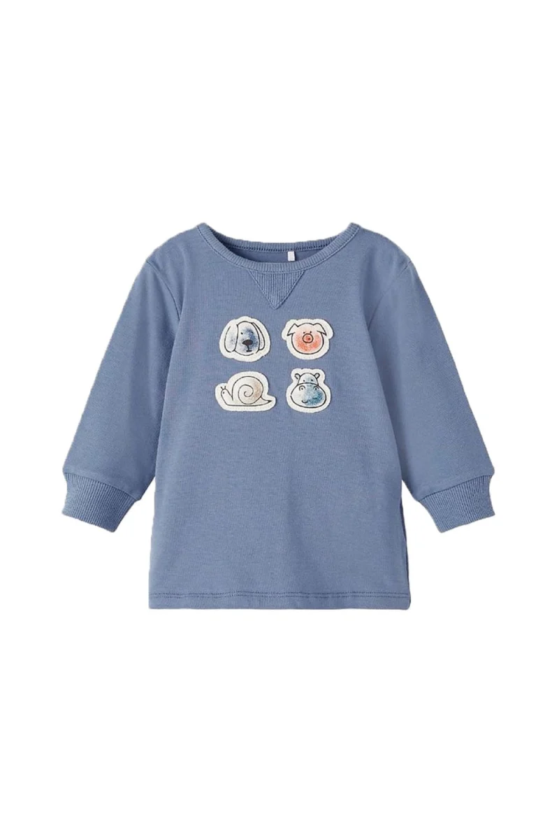 Детски Top Nbmthorkil Ls Top Set 13203738 17-3912 tcx wild wind — снимка 2