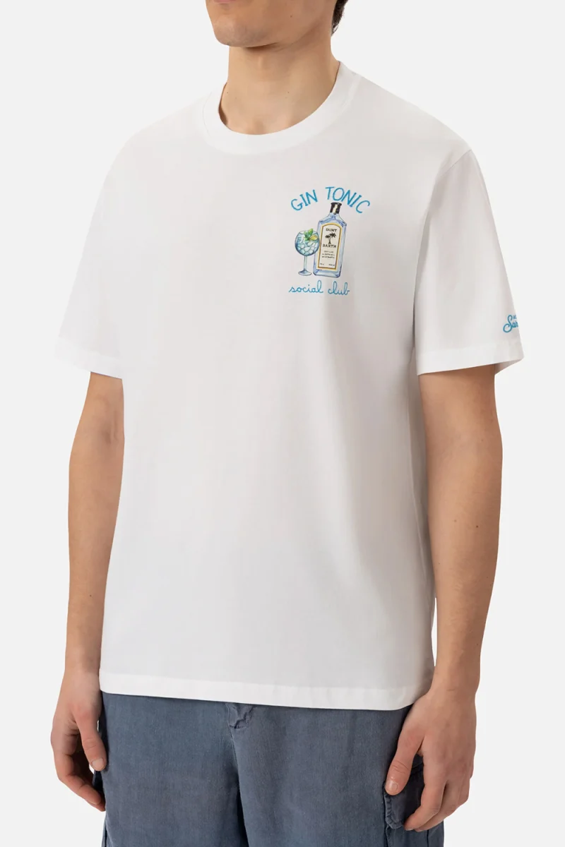 T-Shirt Portofino POT0001-07962L social gin 01n emb — снимка 2