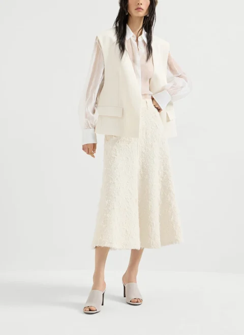 Елек `Double twill crêpe` Brunello Cucinelli — снимка 5