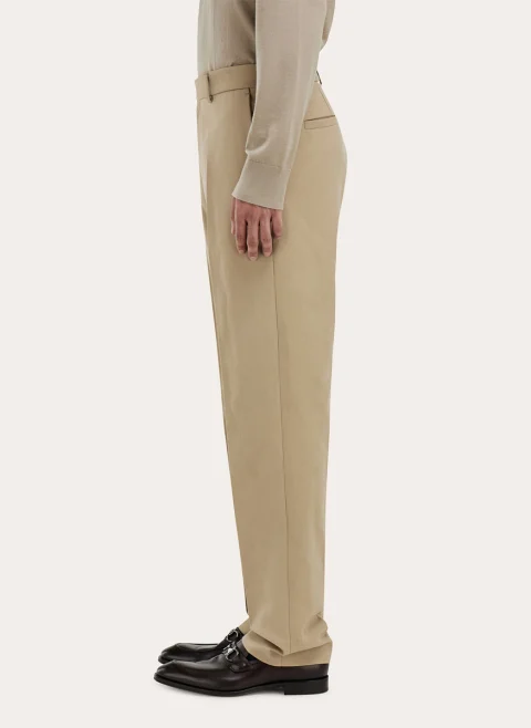 Панталон с памук и кашмир Ferragamo — снимка 3