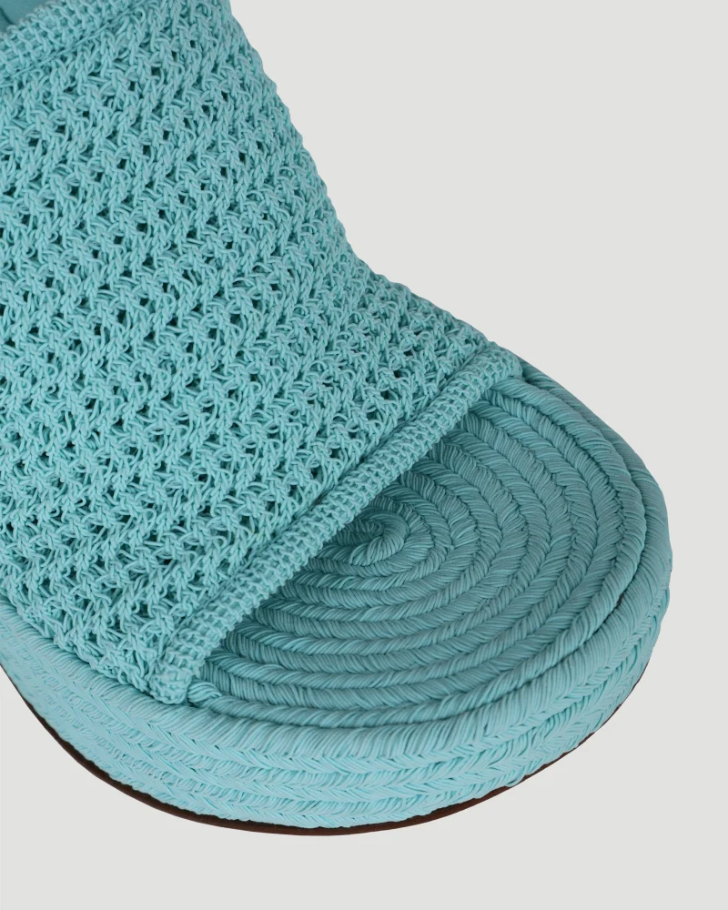 Wedge Knit Mules — снимка 3