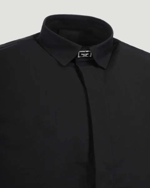 Cotton Shirt with 2G Clip — снимка 3