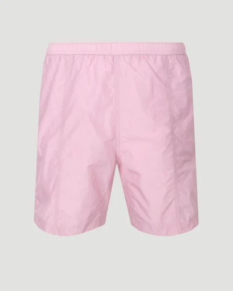 Ami de Cœur Swim Shorts in Pale Pink