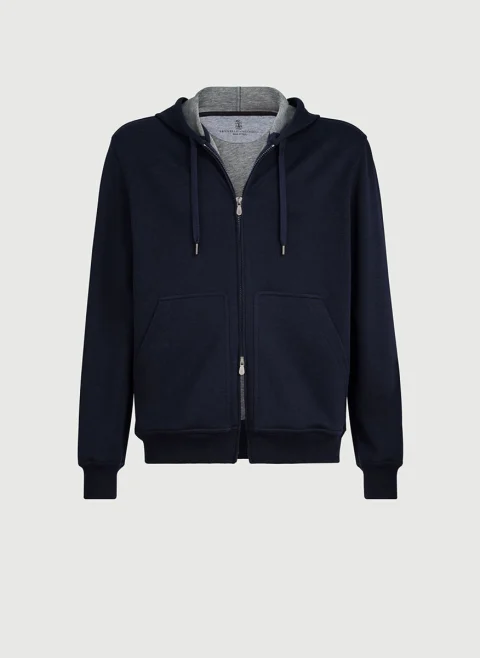 Суитшърт с качулка Brunello Cucinelli — снимка 7