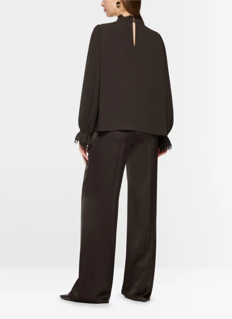 Блуза с дантела Marc Cain Collections — снимка 3