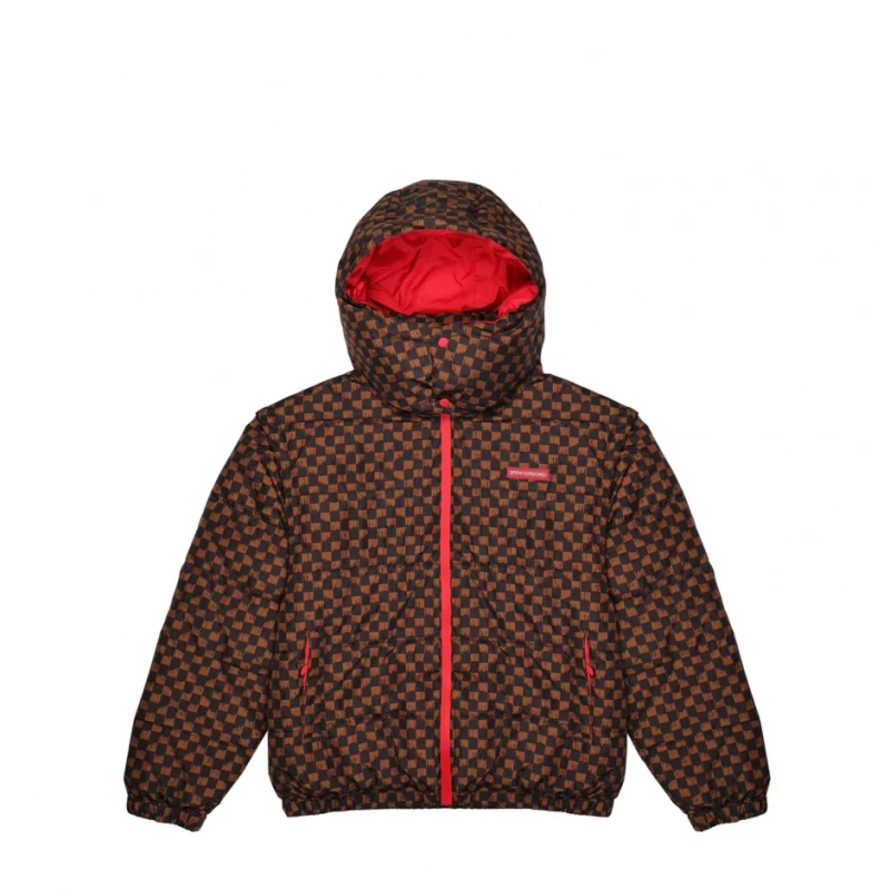 Мъжко кафяво яке две в едно Drip Check SPRAYGROUND