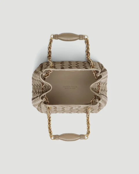 Small Parachute Chain Bag in Limestone — снимка 3