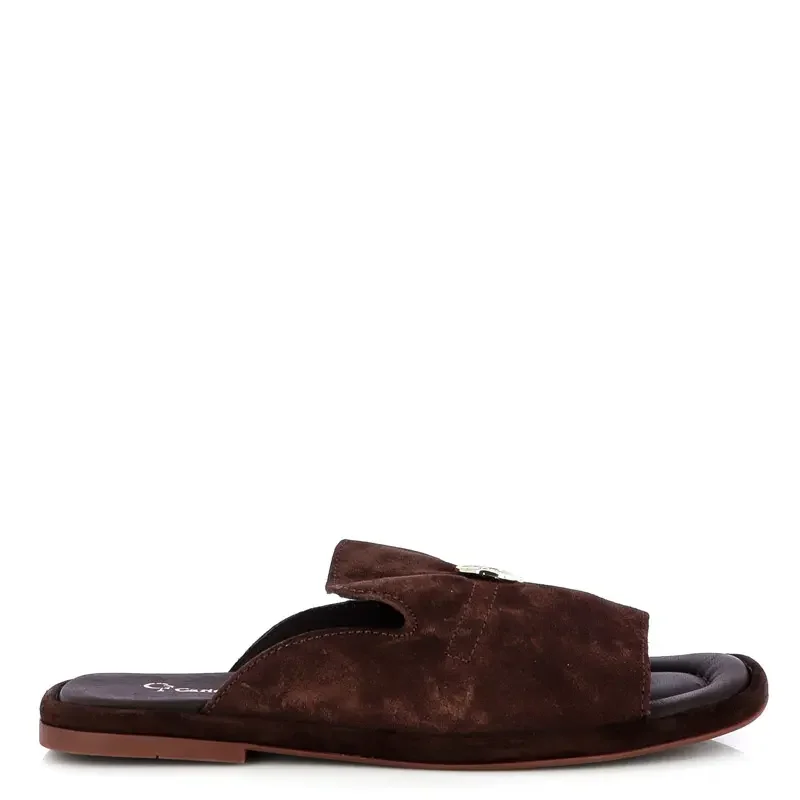 Дамски Равни Чехли CARLO FABIANI – 252-29647 DARK BROWN