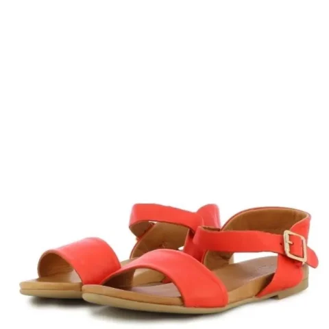 Дамски Равни Сандали DNA Footwear – 215243 ROCKAWAY RED — снимка 3