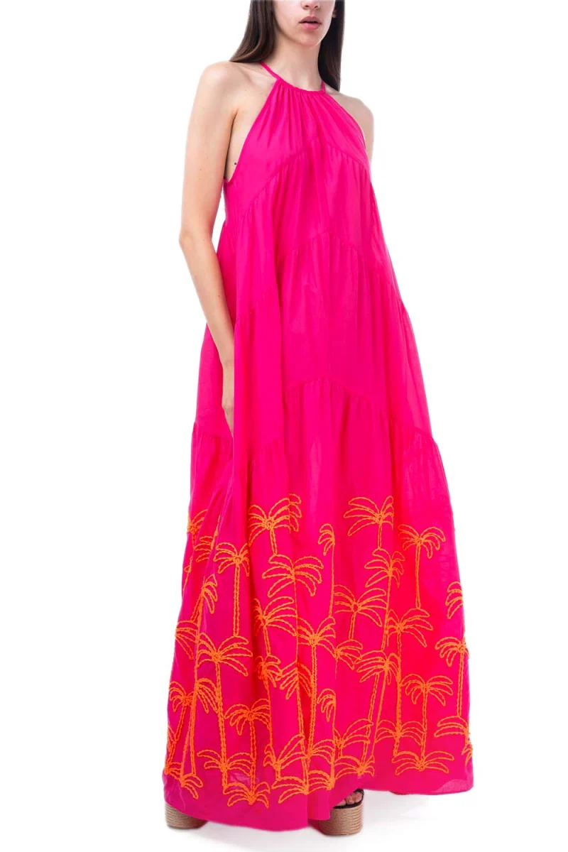 Рокля Μ-8383 fuchsia