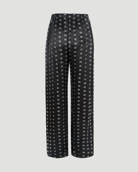 Rhinestone-Embellished Pyjama Pants — снимка 2