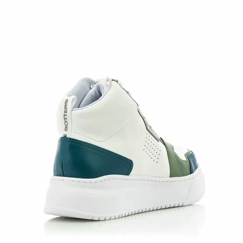 Дамски Сникърс BOTTERO – 346005 BRANCO/VERDE — снимка 2
