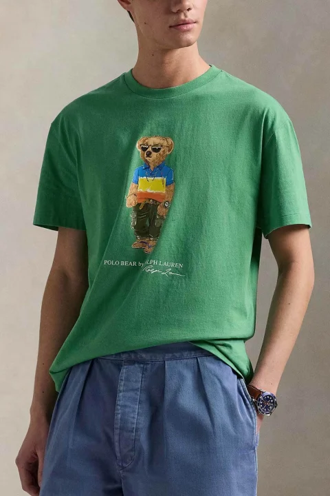 T-Shirt Sscncmslm1-Short Sleeve 710973138001 300 green — снимка 2
