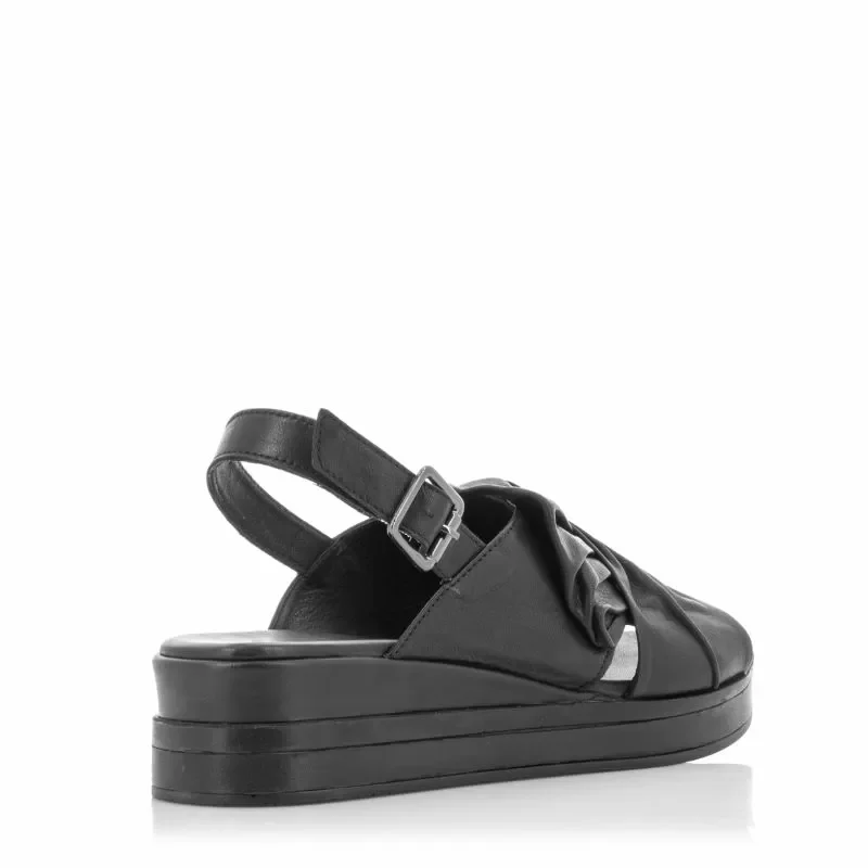 Дамски Сандали На Платформа SANDRA FONTAN – 122.1593 ALL BLACK — снимка 2