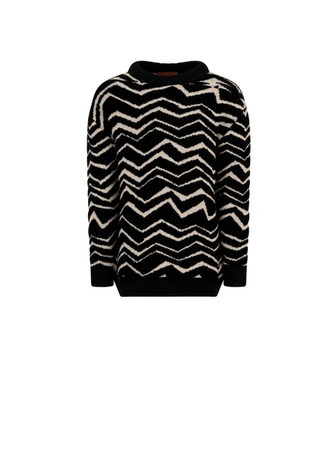 Пуловер с принт 'Zig-Zag' Missoni Kids
