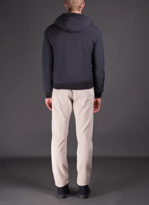 Бомбър яке с качулка Moorer 100% POLYESTER — снимка 2