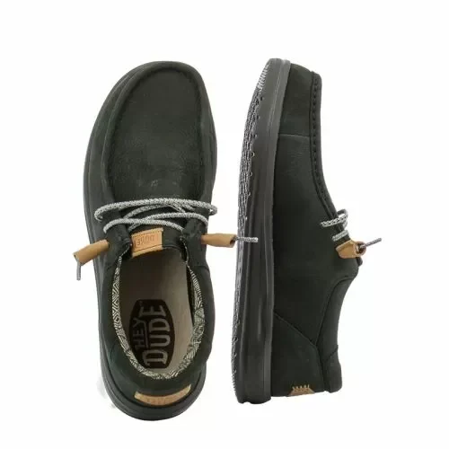 Мъжки Ежедневни HEY DUDE – 40175-001 WALLY GRIP CRAFT BLACK — снимка 4