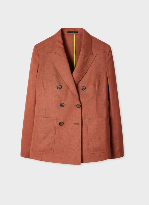 Сако от лен и вълна Paul Smith — снимка 2