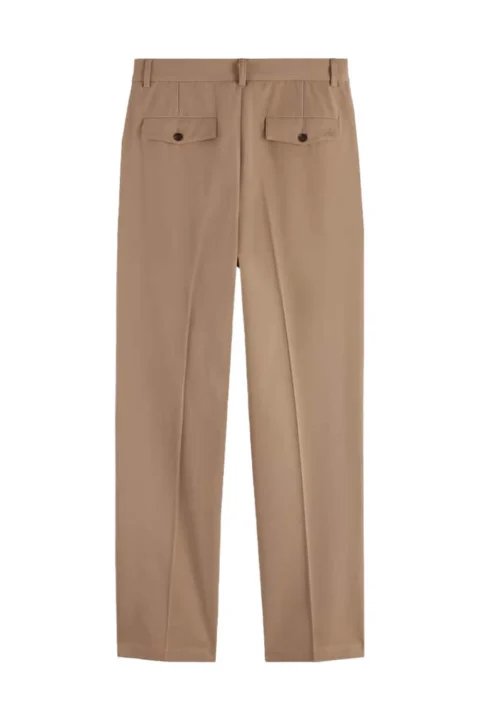 Панталон Pleated Twill Relaxed Straight Fit Chino 180269 SC260 sand — снимка 2