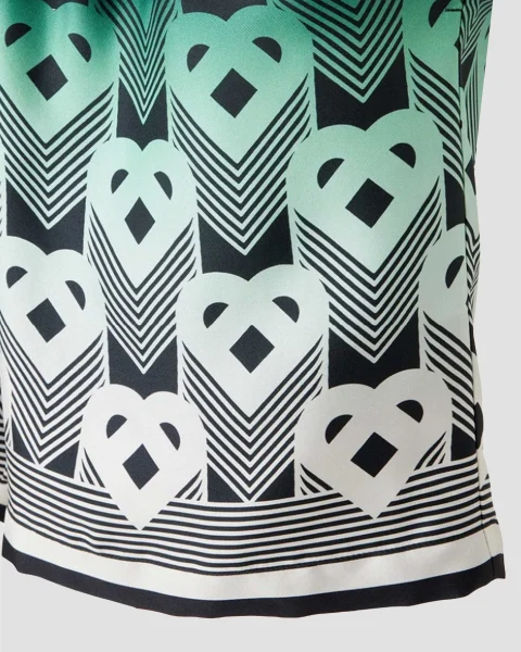 Gradient Monogram Silk Shorts — снимка 2