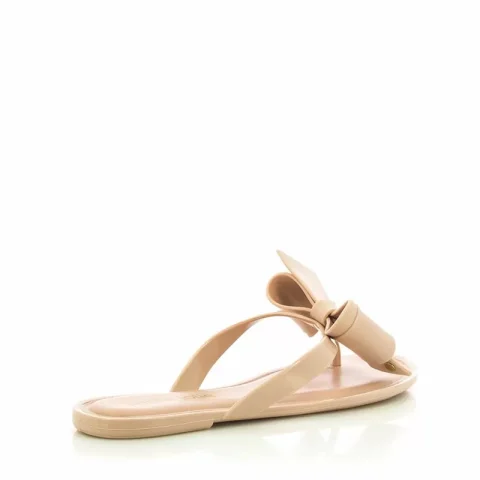 Дамски Равни Чехли PETITE JOLIE – PJ6549 NUDE/NUDE — снимка 2