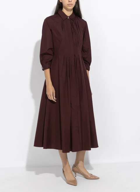 Рокля-риза с плисиран мотив 'S Max Mara Smmadagio — снимка 4