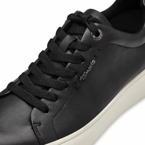 Дамски Сникърс TAMARIS – 1-23736-42-003 BLACK LEATHER_3 — снимка 4