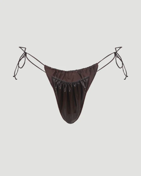 Latex Microkini in Chocolate Brown — снимка 6