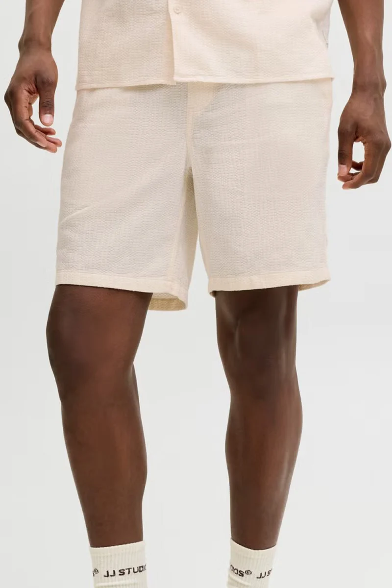 Бермуда Jpstjaiden Wavy Jogger Reg 12293471 11-4201 TCX cloud dancer — снимка 2