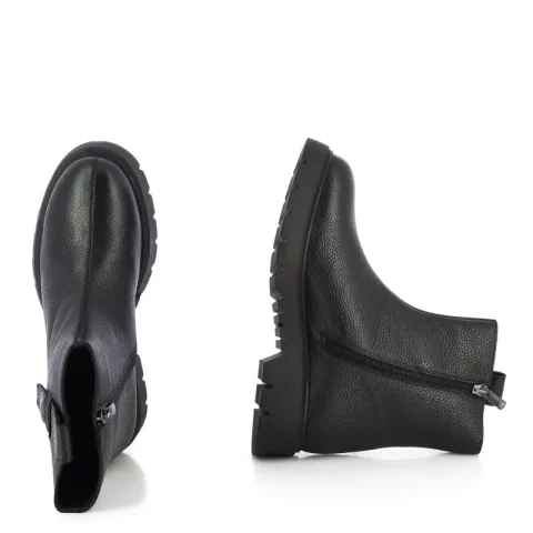 Дамски Равни Боти CARLO FABIANI – 344-5414 BLACK — снимка 5