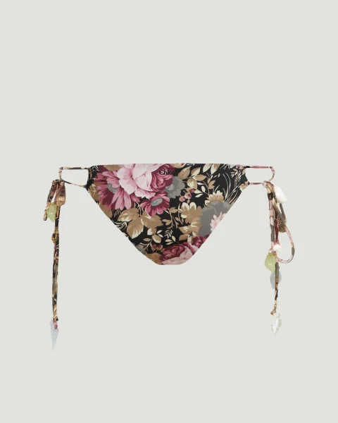 Rose-Print Bikini Bottoms — снимка 2