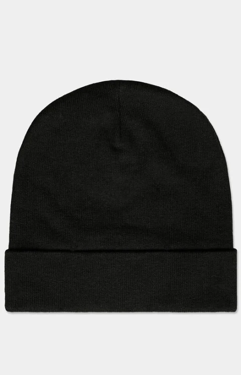 Черна унисекс шапка SLOUCHY — снимка 2