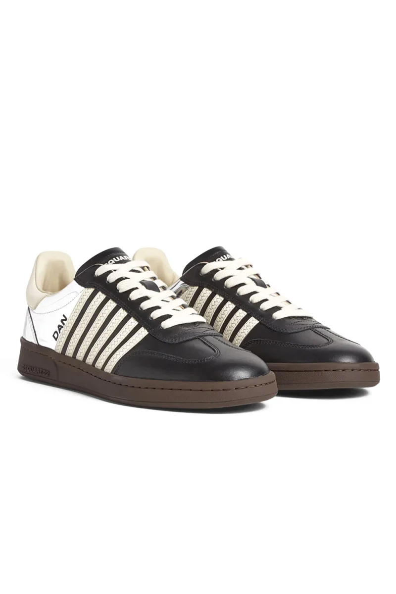 Sneakers SNM044201501451 M4134 nero+latte+silver — снимка 2