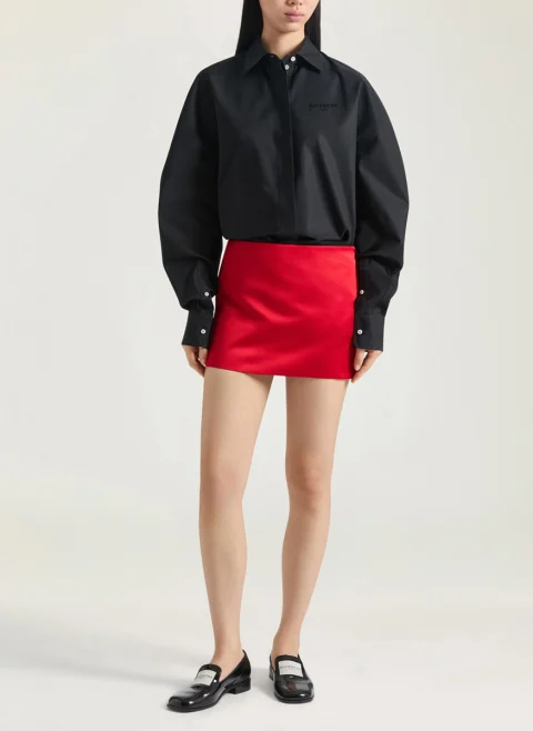 Риза от памучен поплин 'Oversized fit' Givenchy — снимка 3