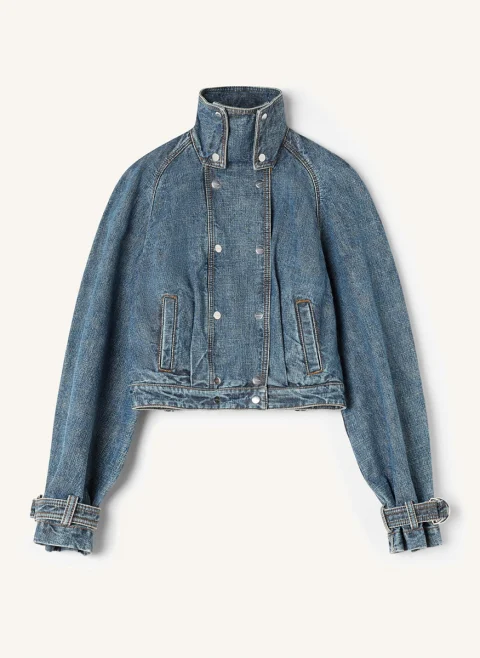Яке от деним 'Funnel-neck' Lanvin — снимка 5