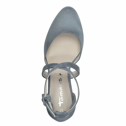 Токчета TAMARIS – 1-24414-41-880 LIGHT BLUE_45 — снимка 5