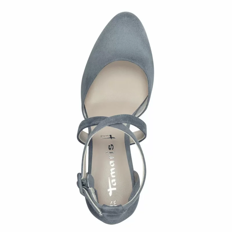 Токчета TAMARIS – 1-24414-41-880 LIGHT BLUE_45 — снимка 5