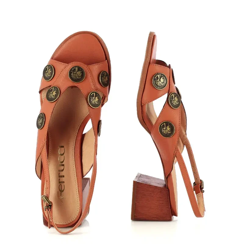Дамски Сандали На Ток FERRUCCI – 2528305 AMARULA — снимка 4