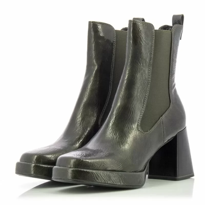 Дамски Боти На Ток TAMARIS – 1-25002-41 722 OLIVE — снимка 3