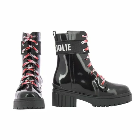 Дамски Гумени Боти PETITE JOLIE – PJ6885 J-LASTIC BLACK/BLACK — снимка 5