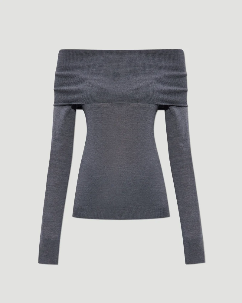 Wool Sweater in Grey