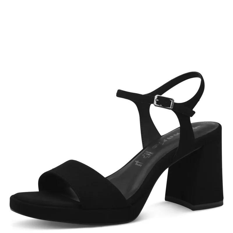 Дамски Сандали На Ток TAMARIS – 1-28343-44-001 BLACK — снимка 3