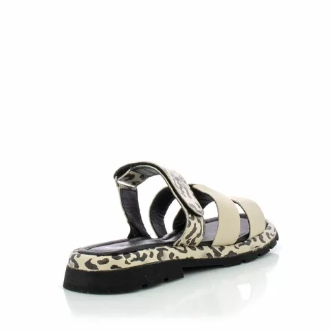 Дамски Равни Чехли CARLO FABIANI – 050-10961 BEIGE/LEOPARD — снимка 2