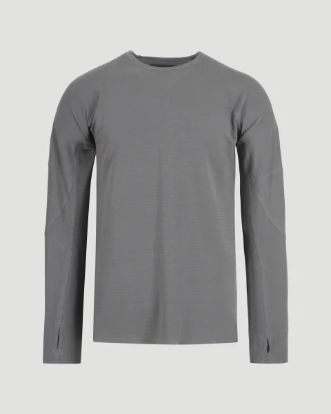 Running Long Sleeve Tee in Grey